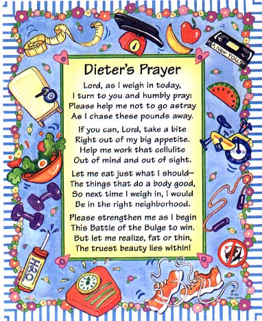 probiotic dieter's prayer